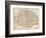 Map of Norfolk, England, 1870s-null-Framed Giclee Print