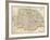 Map of Norfolk, England, 1870s-null-Framed Giclee Print