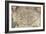 Map of Norfolk in 1574-Christopher Saxton-Framed Giclee Print