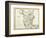 Map Of North America Dated 1791-Tektite-Framed Art Print