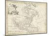 Map of North America-T. Jeffreys-Mounted Art Print