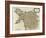 Map of North Wales-Robert Morden-Framed Giclee Print