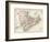 Map of Nova Scotia, Prince Edward Island, and New Brunswick, 1870s-null-Framed Giclee Print