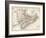 Map of Nova Scotia, Prince Edward Island, and New Brunswick, 1870s-null-Framed Giclee Print