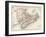 Map of Nova Scotia, Prince Edward Island, and New Brunswick, 1870s-null-Framed Giclee Print