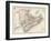 Map of Nova Scotia, Prince Edward Island, and New Brunswick, 1870s-null-Framed Giclee Print