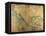 Map of Nueva Espana-Jose Antonio Alzate-Framed Stretched Canvas