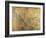 Map of Nueva Espana-Jose Antonio Alzate-Framed Art Print