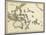 Map of Oceanica, c.1839-Samuel Augustus Mitchell-Mounted Art Print