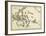 Map of Oceanica, c.1839-Samuel Augustus Mitchell-Framed Art Print