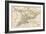 Map of Ontario, Canada, 1870s-null-Framed Giclee Print