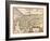 Map of Palestine 1629-Jodocus Hondius-Framed Giclee Print