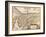 Map of Palestine 1629-Jodocus Hondius-Framed Giclee Print