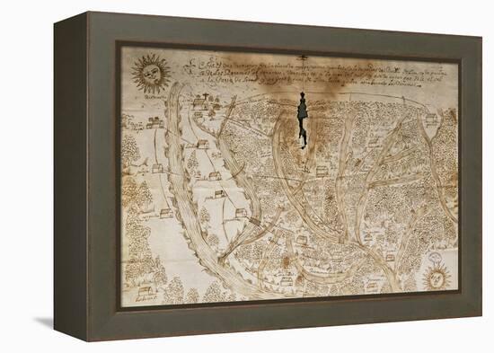 Map of Panama, the Land of Cayapa, Yatino and Yambas, 1597-null-Framed Premier Image Canvas