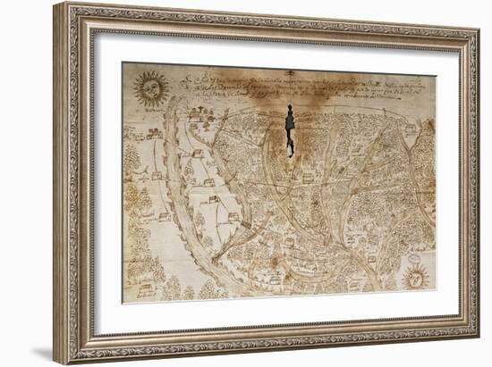 Map of Panama, the Land of Cayapa, Yatino and Yambas, 1597-null-Framed Giclee Print