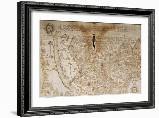 Map of Panama, the Land of Cayapa, Yatino and Yambas, 1597-null-Framed Giclee Print