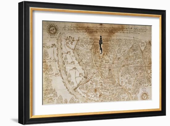 Map of Panama, the Land of Cayapa, Yatino and Yambas, 1597-null-Framed Giclee Print