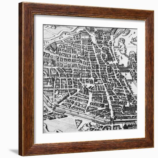 Map of Paris, 1620-null-Framed Giclee Print