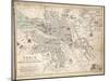 Map of Paris at the Outbreak of the French Revolution, 1789, Published by William Blackwood and…-Alexander Keith Johnston-Mounted Giclee Print