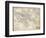 Map of Paris at the Outbreak of the French Revolution, 1789, Published by William Blackwood and…-Alexander Keith Johnston-Framed Giclee Print