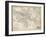 Map of Paris at the Outbreak of the French Revolution, 1789, Published by William Blackwood and?-Alexander Keith Johnston-Framed Giclee Print