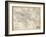 Map of Paris at the Outbreak of the French Revolution, 1789, Published by William Blackwood and?-Alexander Keith Johnston-Framed Giclee Print