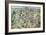 Map of Paris During the Period of the "Grands Travaux" by Baron Georges Haussmann 1864-Hilaire Guesnu-Framed Giclee Print