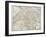 Map of Paris, from 'L'Atlas De Paris' by Jean De La Caille, 1714-null-Framed Premium Giclee Print