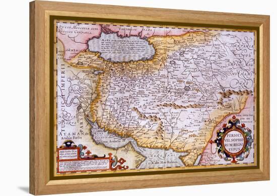 Map of Persia, 1638-Gerardus Mercator-Framed Premier Image Canvas