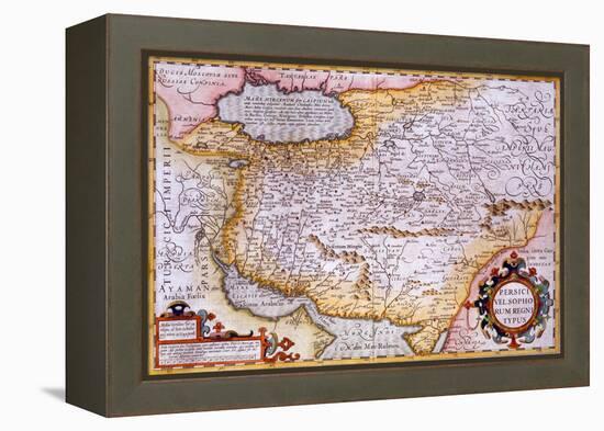 Map of Persia, 1638-Gerardus Mercator-Framed Premier Image Canvas