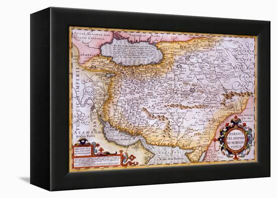 Map of Persia, 1638-Gerardus Mercator-Framed Premier Image Canvas