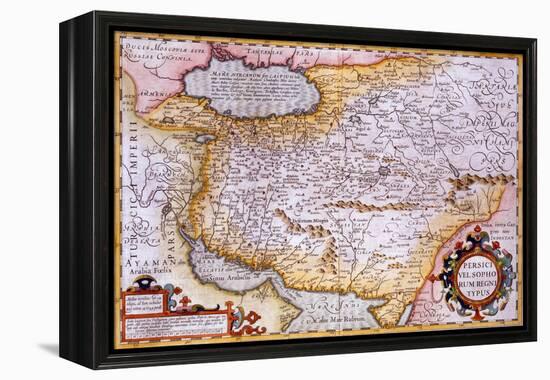 Map of Persia, 1638-Gerardus Mercator-Framed Premier Image Canvas