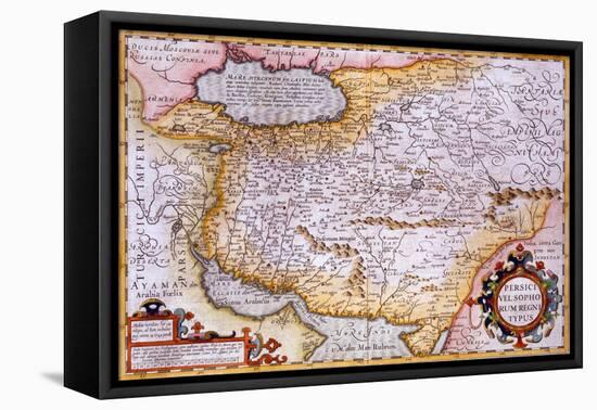 Map of Persia, 1638-Gerardus Mercator-Framed Premier Image Canvas