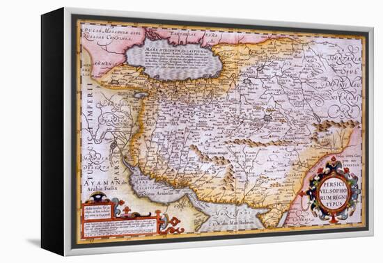Map of Persia, 1638-Gerardus Mercator-Framed Premier Image Canvas