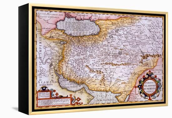 Map of Persia, 1638-Gerardus Mercator-Framed Premier Image Canvas