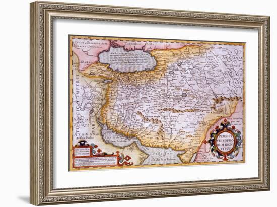 Map of Persia, 1638-Gerardus Mercator-Framed Giclee Print