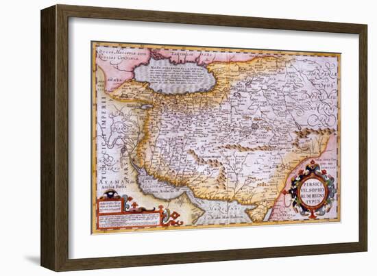 Map of Persia, 1638-Gerardus Mercator-Framed Giclee Print