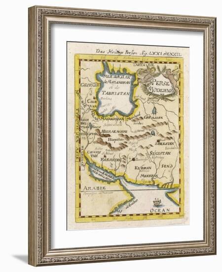 Map of Persia and Arabia-null-Framed Art Print