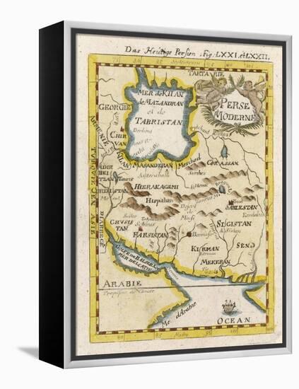 Map of Persia and Arabia-null-Framed Stretched Canvas