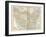 Map of Persia (Iran), Afghanistan and Baluchistan-Encyclopaedia Britannica-Framed Art Print