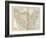 Map of Persia (Iran), Afghanistan and Baluchistan-Encyclopaedia Britannica-Framed Art Print