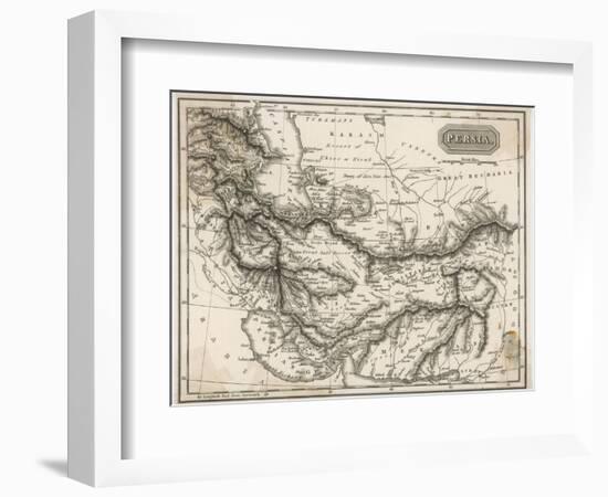 Map of Persia-null-Framed Photographic Print