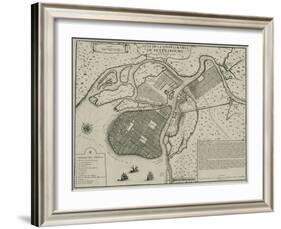 Map of Petersburg, 1717-Nicolas De Fer-Framed Giclee Print