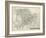 Map of Petersburg, 1834-W.B. Clarke-Framed Giclee Print