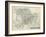 Map of Petersburg, 1834-W.B. Clarke-Framed Giclee Print