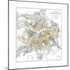 Map of Petersburg-null-Mounted Giclee Print