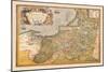 Map of Prussia-Abraham Ortelius-Mounted Art Print