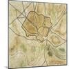 Map of Rome in the Archaic Period-null-Mounted Giclee Print