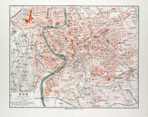Maps Of Rome Art Prints Paintings Posters Wall Art Art Com