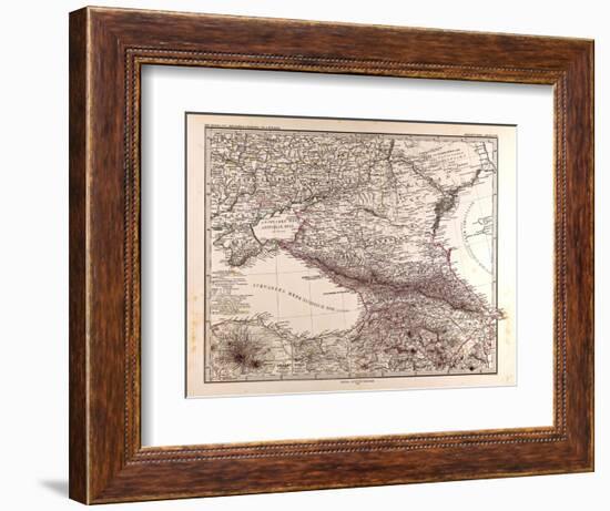 Map of Russia, 1873-null-Framed Giclee Print